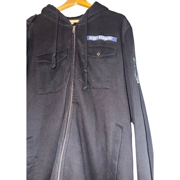 Attack On Titan Scout Full-Zip Hoodie Long Sleeve Ripple Junction Size 2X Wings - Picture 4 of 10